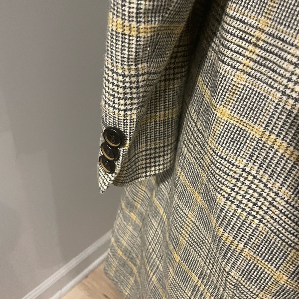 Zara Basic Outerwear Long Double Breasted Coat Si… - image 5